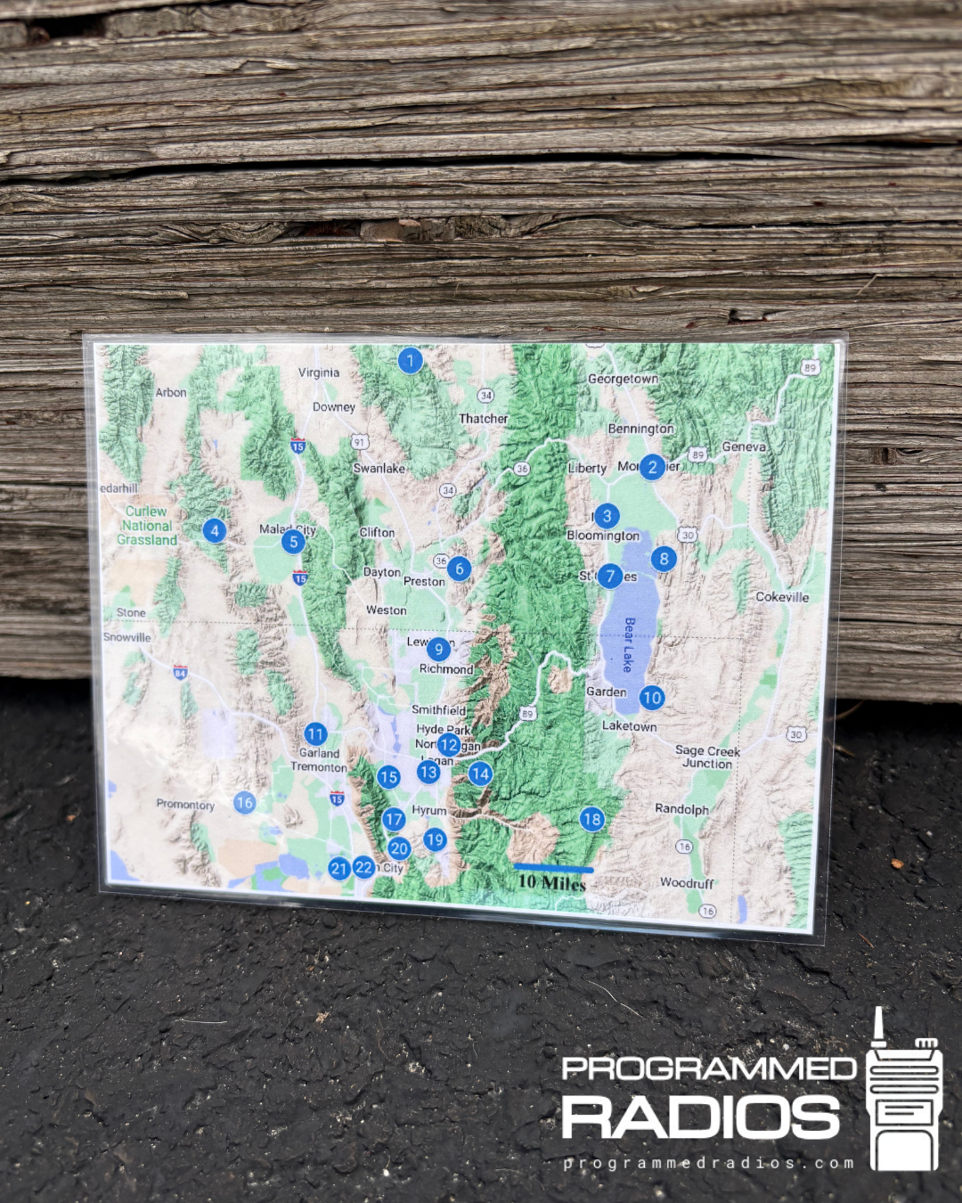 Southern Idaho & Northern Utah Map