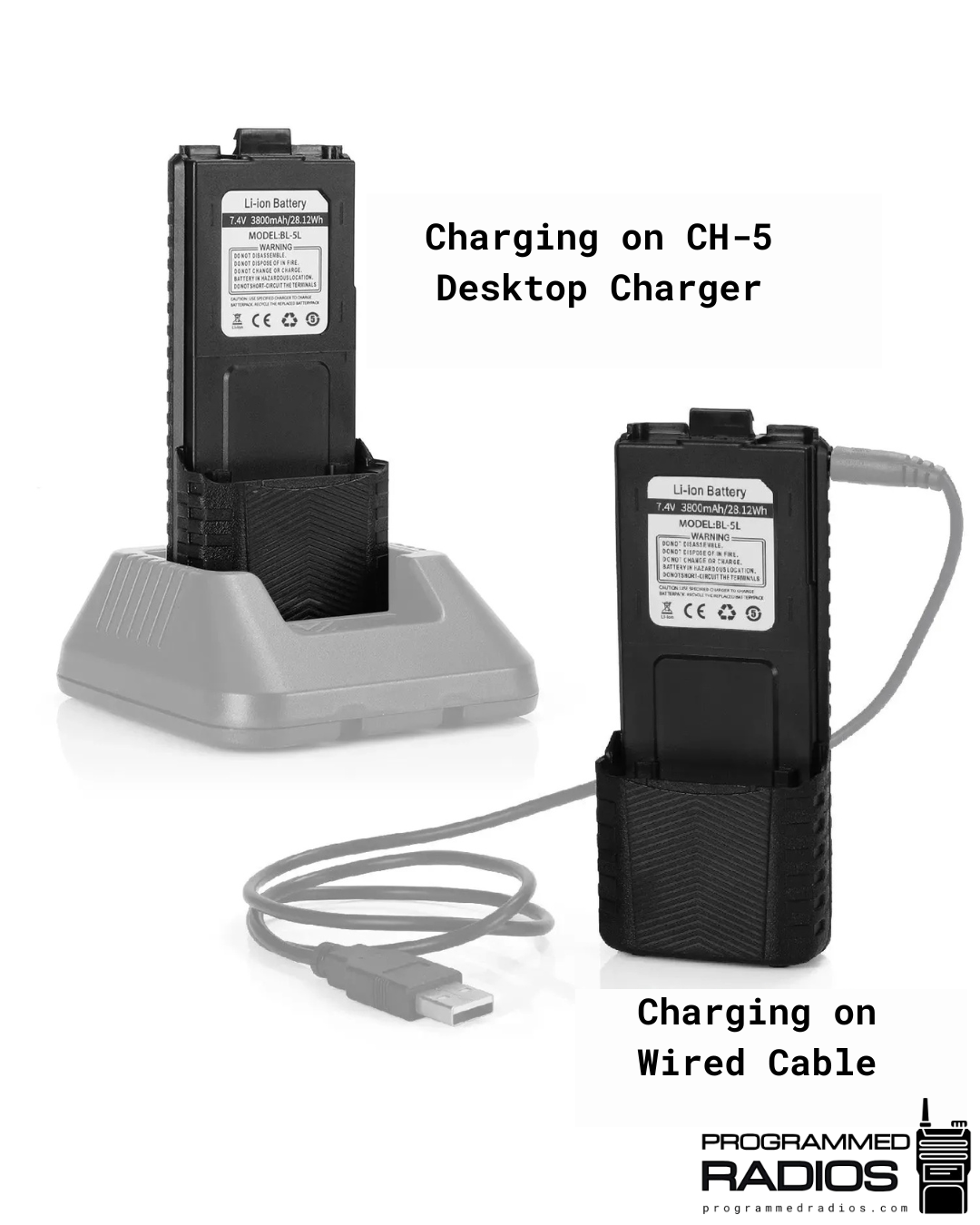 Baofeng UV-5R Extended Battery