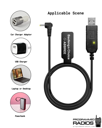 Extended Battery Charging Cable
