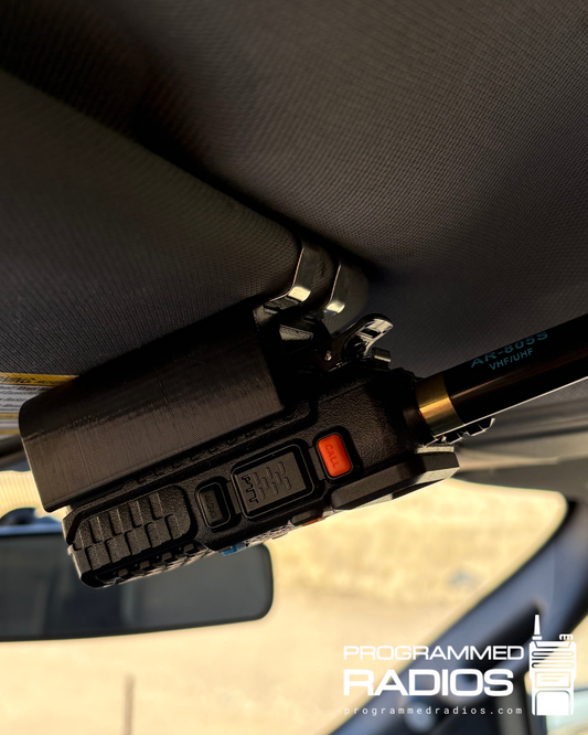 Sun Visor Radio Clip Mount